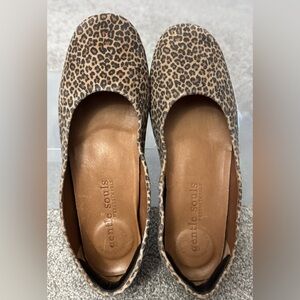 LAST CHANCE…Gentle Souls Animal Print Women's Ballet Flats